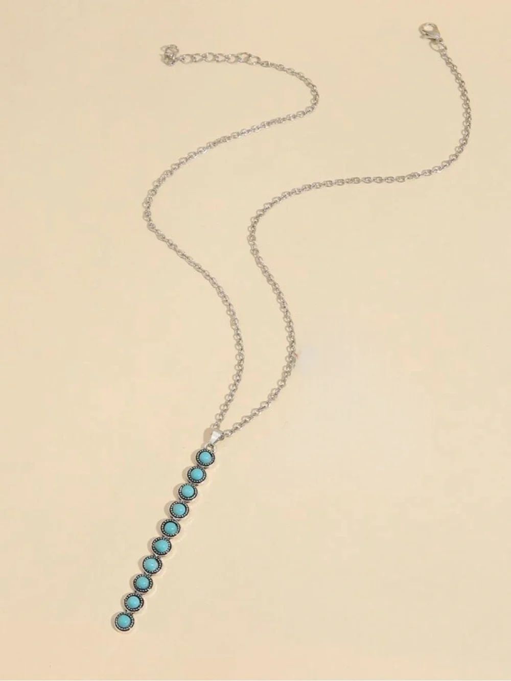 Boho stone necklace N2403